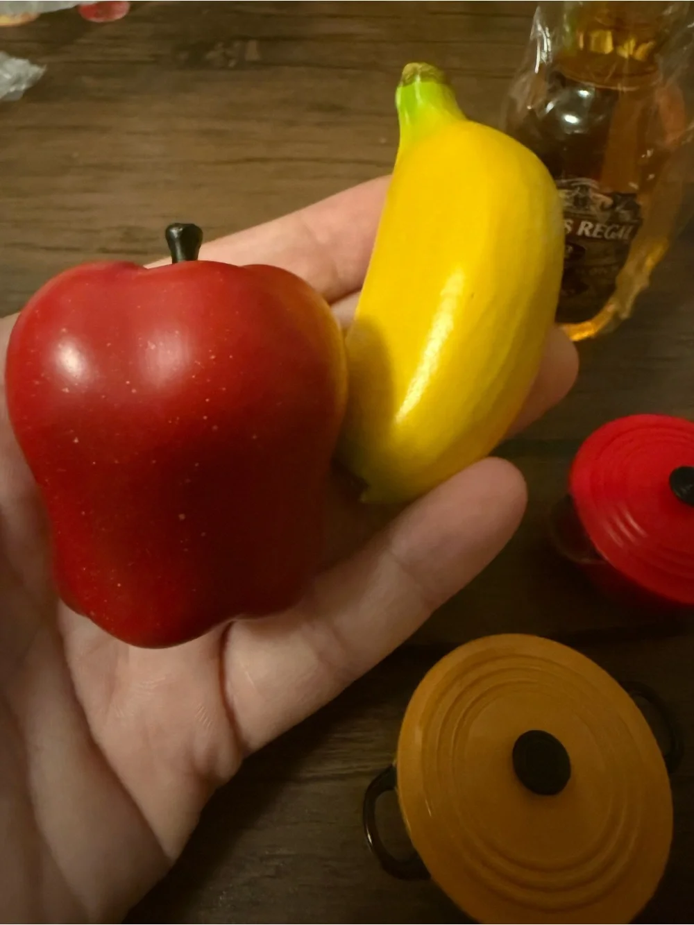 Lot of 5 3D Mini Kitchen Bar Fridge Magnets Bottle Opener Fruit & Pots